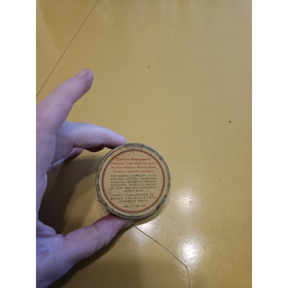 Vintage Watkins Antiseptic Surgical Dressing Tin EMPTY